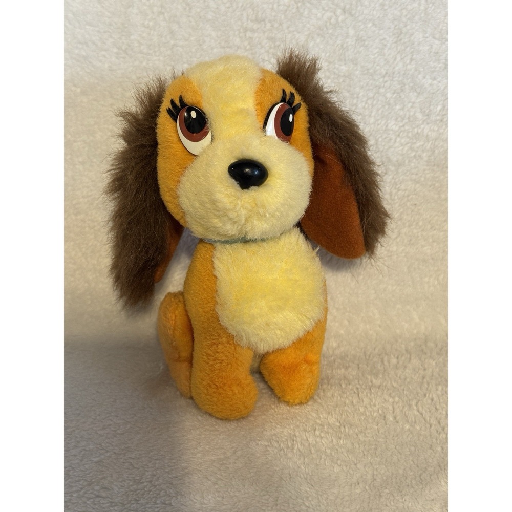 Vintage Lady From Lady And The Tramp Stuffed Animal‎ Plush Walt Disney World Dog